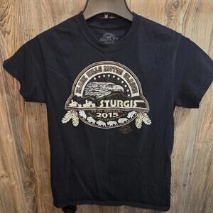 Sturgis Motorcycle Biker Rally 2015 {75th Annual} Tom's Classic T-shirt Sz Small